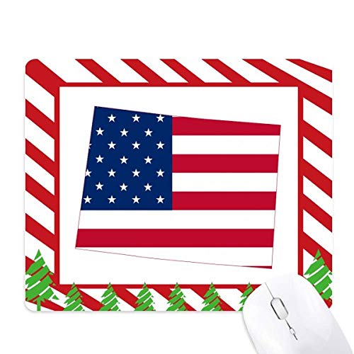 Tapis de souris motif Noël Colorado cadeau original pour passionné USA
