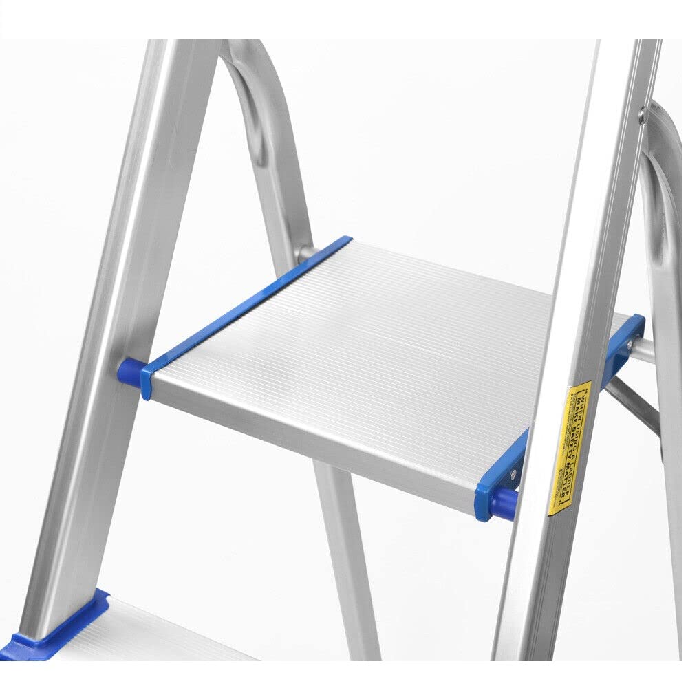 TREPPE Escalera Aluminio Plegable Tijera Ligera 5 Peldaños