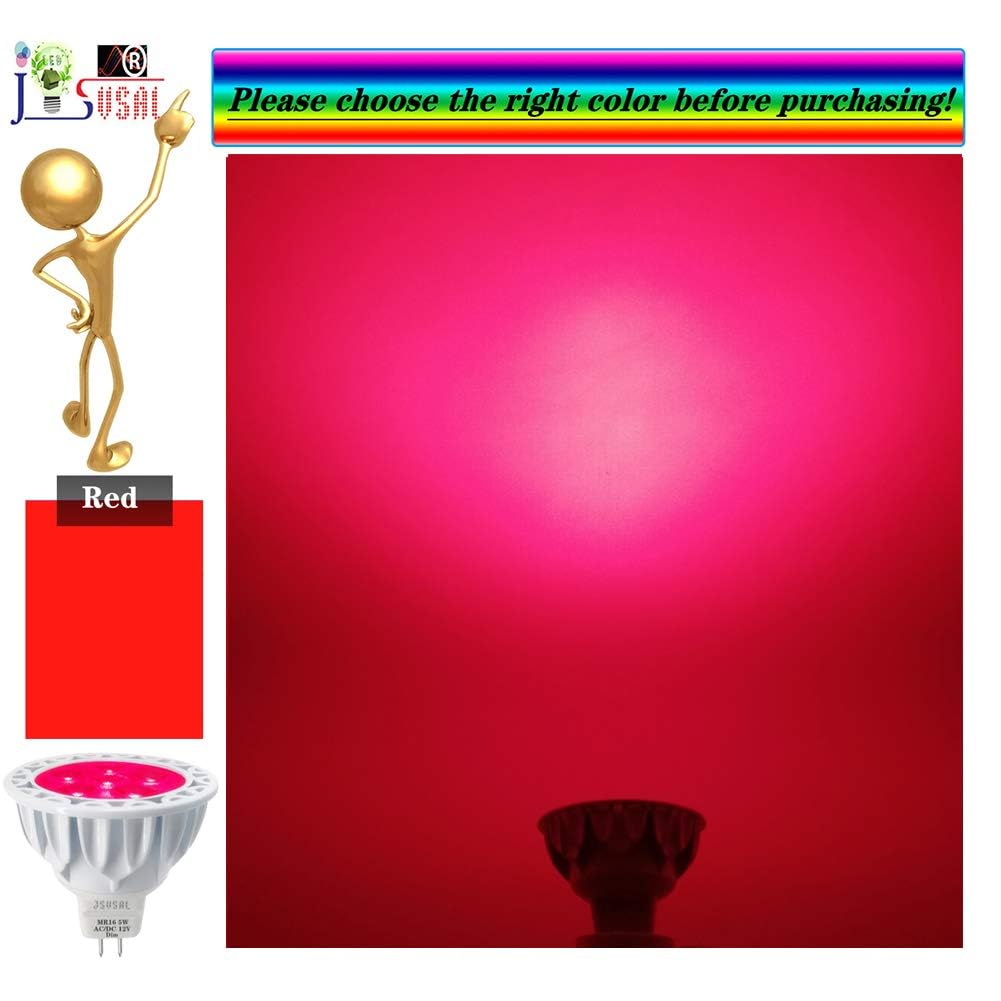 SCNNC Lampadina LED GU5.3 MR16 12V 5W, 500LM Bianco Naturale 4000K, Non