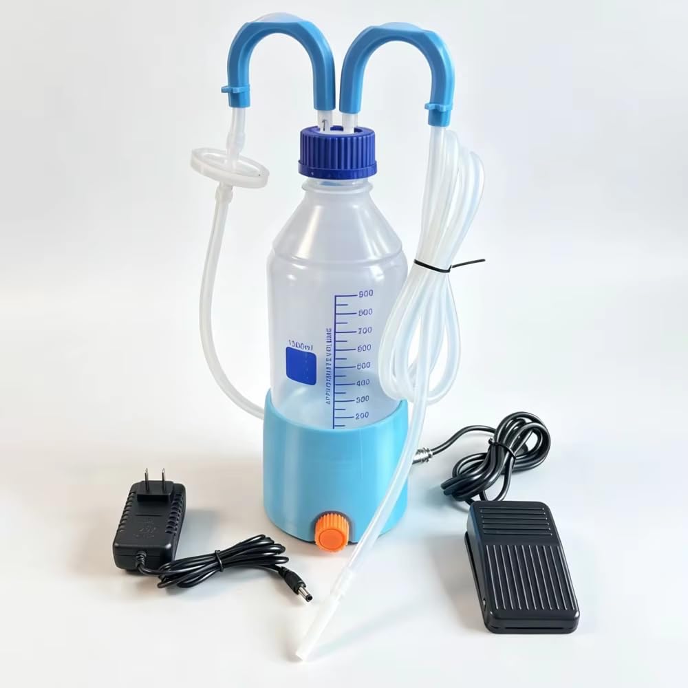 Toplionace Bomba Aspiradora de Vacío de Laboratorio con Botella Recolectora de 1