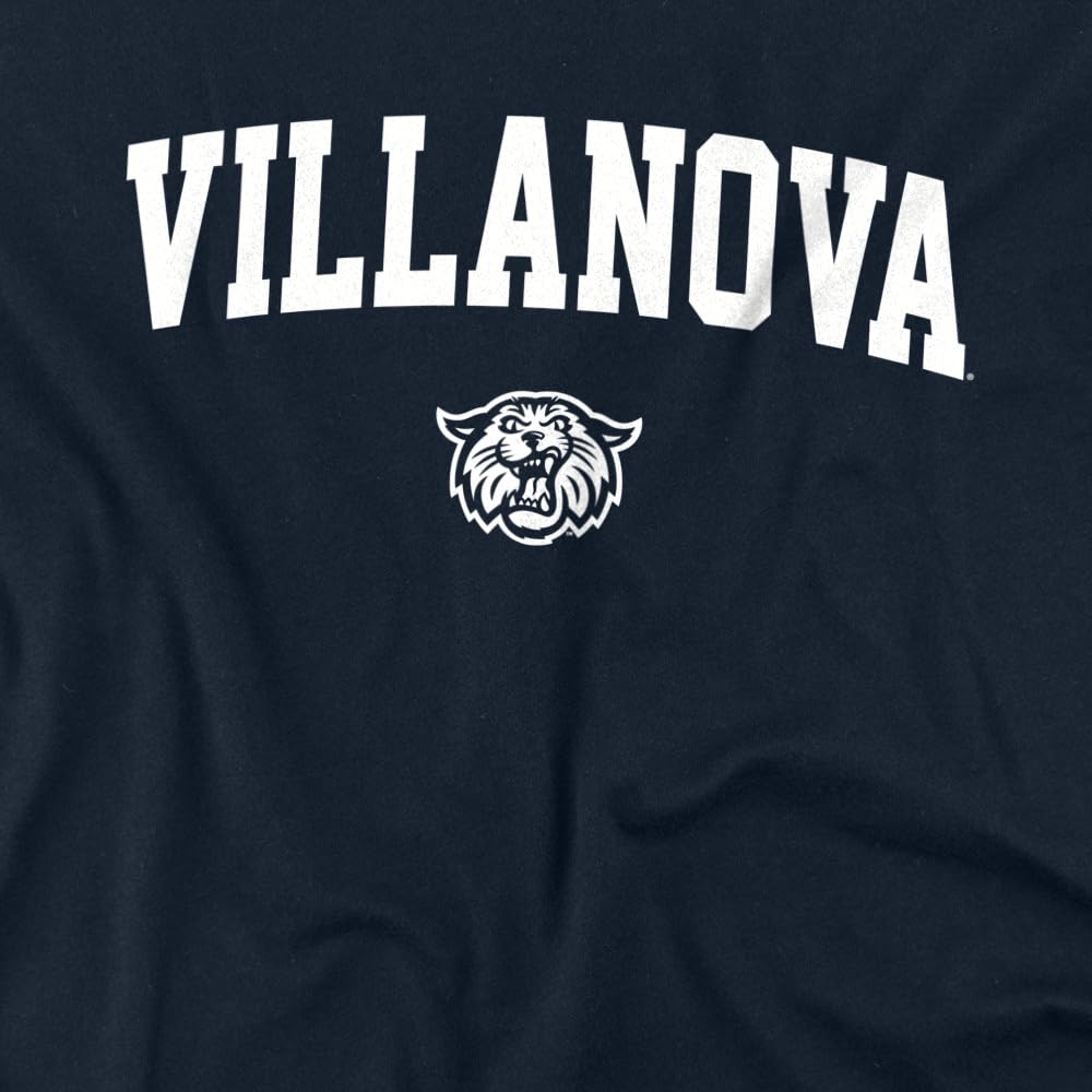 LOGOVISION Villanova University One Color Arched Kids T Shirt (3) for Toddler Boys and Girls, Navy