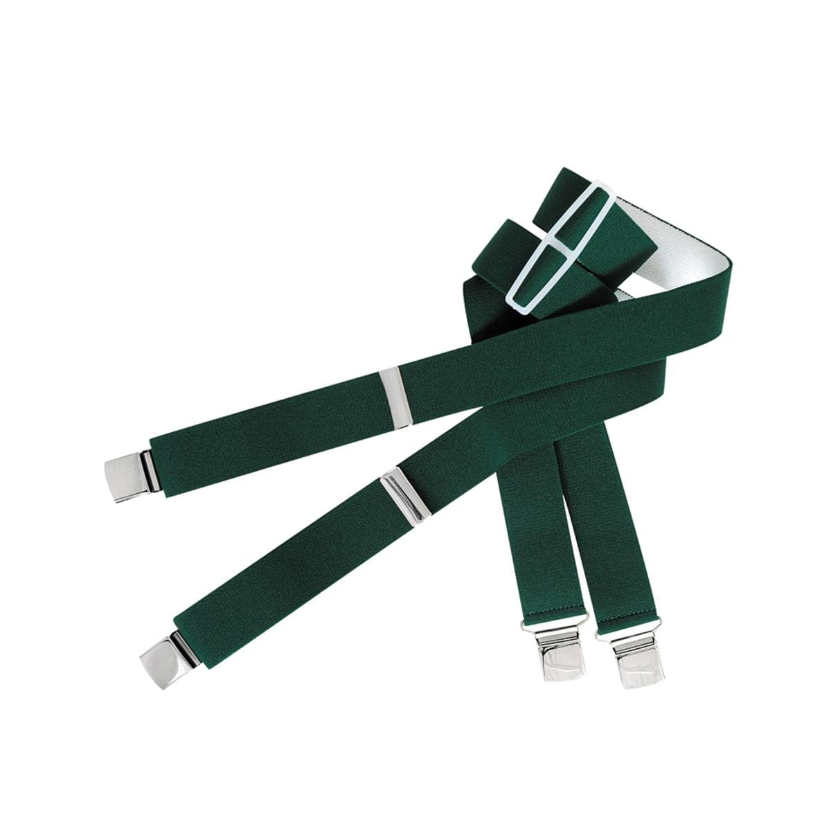 Hoggs of Fife Heavy Duty Braces Navy - Ideal for use with all over-trousers, Made from 81% polyester/ 19% elastodiene
