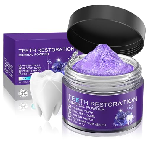 Natural Mineral Teeth Whitening Powder, Dental Restoration M