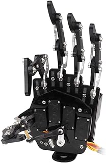 HIWONDER Robot Hand Five Fingers Solely Movement Bionic Robot Mechanical Arm Hand DIY Robotï¼ˆLeft Handï¼‰