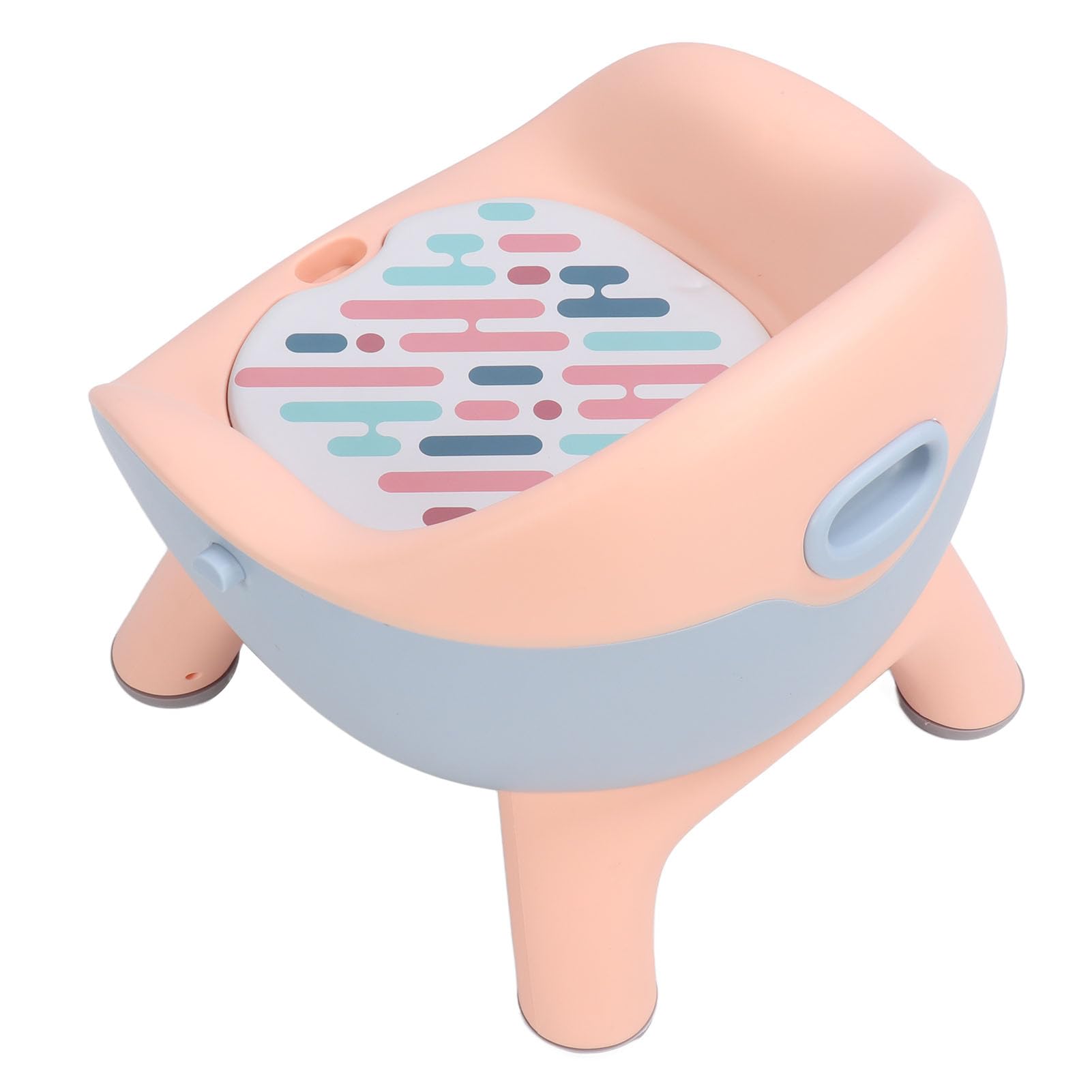 Sedia da Alimentazione per Bambini Sedia da Alimentazione Portatile Sedia da Alimentazione Ergonomica Protettiva Multifunzionale per la Casa (rosa ciliegia)
