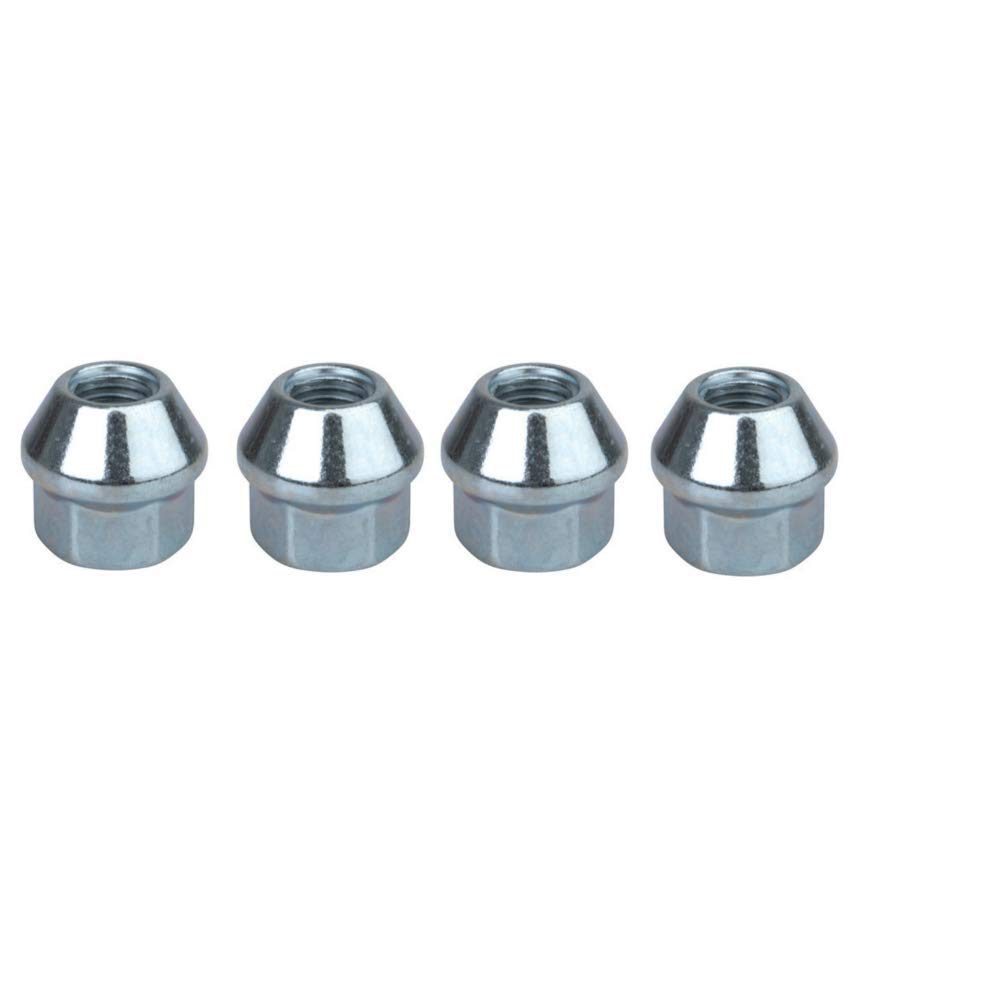 OEM Style Tapered Chrome Lug Nut (4pk) 10mm x 1.25mm Thread Pitch Compatible with Yamaha Big Bear 2x4 400 2000-2004