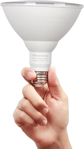 Miniatura 7 de Bombillas LED PAR38 para exteriores, 18 W (equivalente a 120 W), luz diurna 5000 K, luces de inundación LED regulables a la intemperie con base E26,