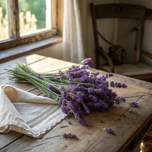 Image of FGO Organic Dried Lavender Flowers, Extra Grade Dried Buds, Imported From France for Culinary or Sachet Bags, 16oz Bulk, Packaging May Vary (Pack of 2)