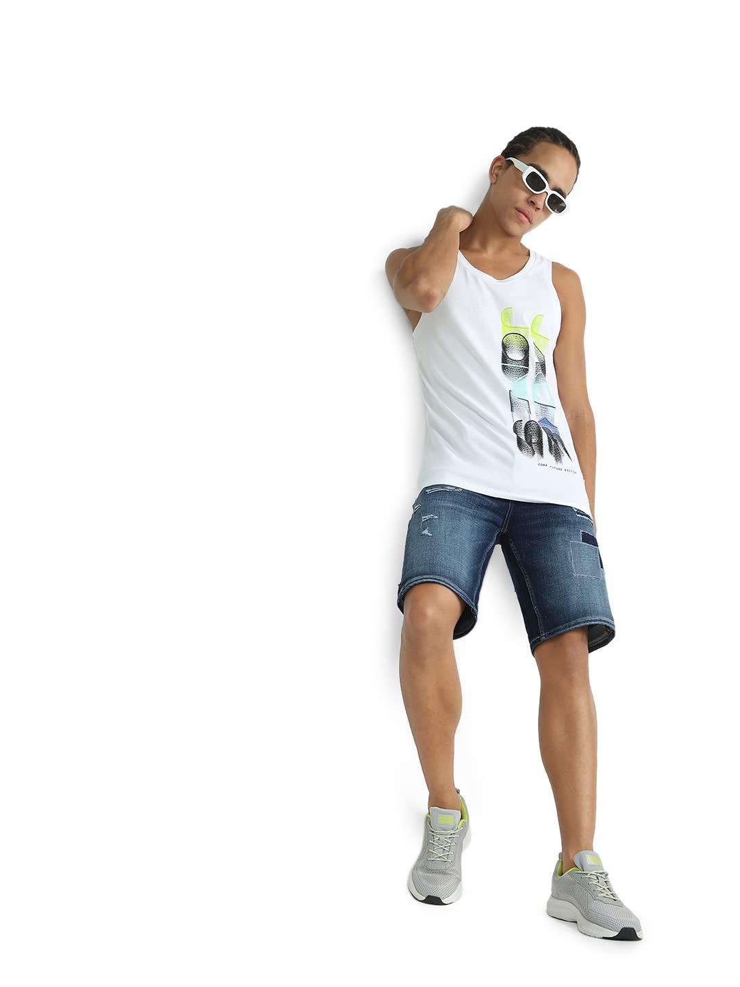 Men's Cotton Blend Regular Fit Shorts