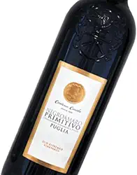 Vinho Tinto Italiano Negroamaro Primitivo Puglia IGT Contessa Carola 750ML