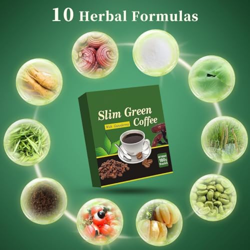 Generic Premium Green Coffee Bean Extract Powder - Gluten-Free Green Coffee Bean Supplements With 10 Natural Health Blends thumb #2