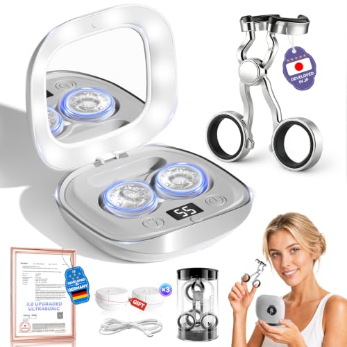 Image of Ultrasonic Contact Lens Cleaner and Contact Lens Applicator Tool Kit(Grey+Black)