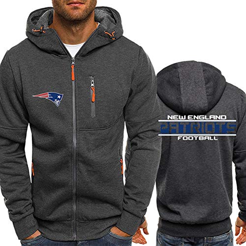 Z/A El Fútbol Americano Se -New England Patriots De La Chaqueta, El...