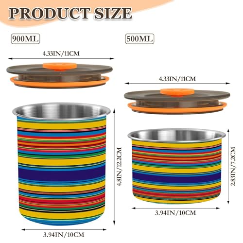 Contenedor de almacenamiento al vacío para café Qilmy 17oz miniatura 3