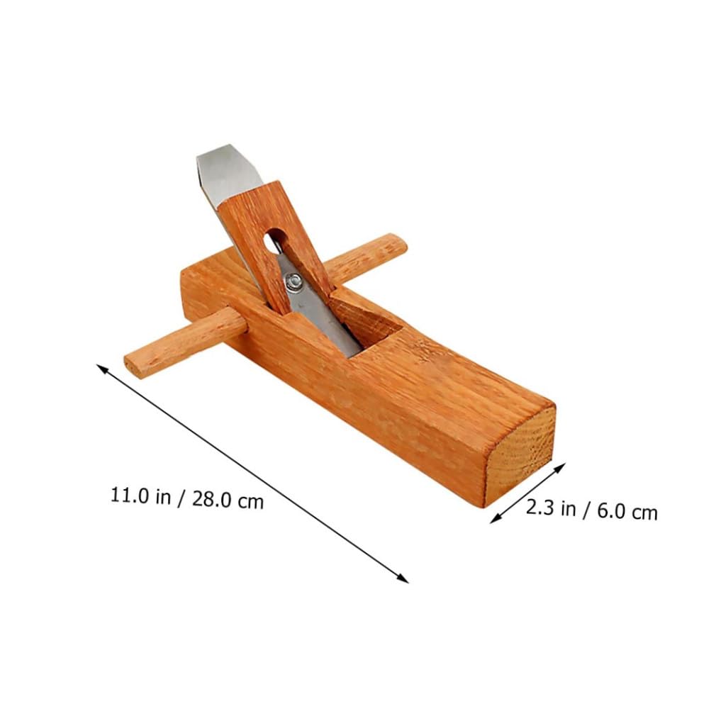 jojofuny Handhobel Holzhandhobel Holzbearbeitungsgerät mit Ergonomischem Design und Verschleißfestem Stahl für Präzises Hobeln in Holzwerkstatt