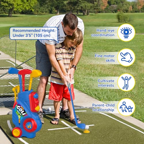 image for Liberry Toddler Golf Set with Putting Mat for 2 3 4 5 Years Old Boys G