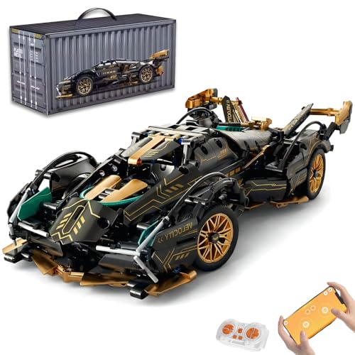 Model With App Control, Led Lights, Motorized Stem Toy Sports Car, Build Your Own Rc Car Kit