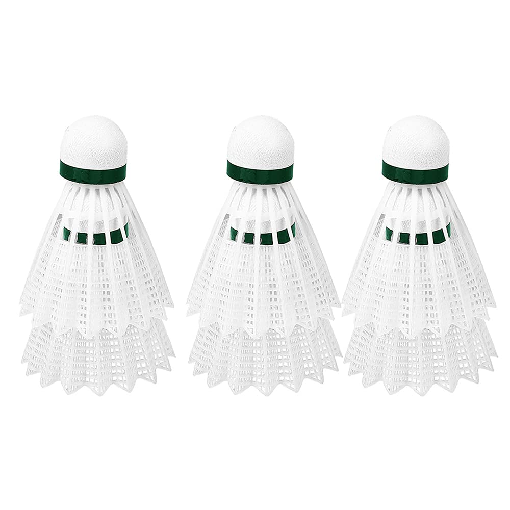 Nylon Shuttlecocks 6 Sports Shuttlecocks Birdies Balls with Storage Box for Ball Training Exercise Gym Fitness Game