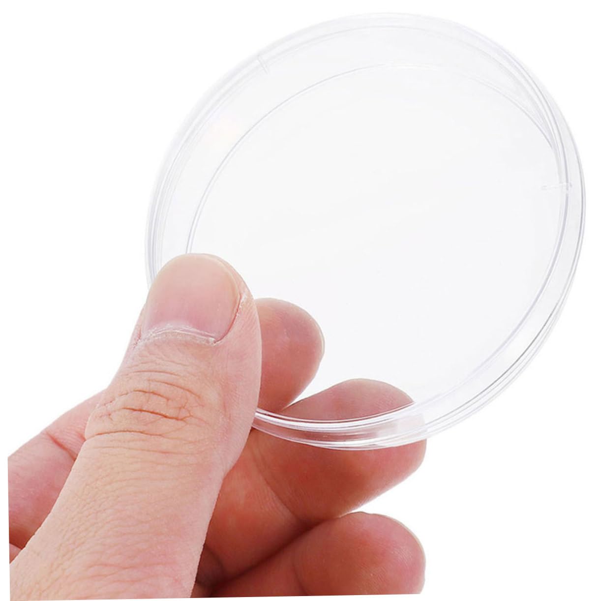 TOPBATHY 5 Series Placa De Petri De Plástico Tejido Placa De Cultivo Celular Cultivo De Células Platos Plato De Cultivo Laboratorio Placas De Petri Para Equipos El Plastico 10 Piezas X 5