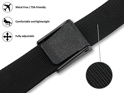 Thomas Bates Titan Big and Tall Web Belt 64 Inch Men’s Metal Free Heavy Duty2