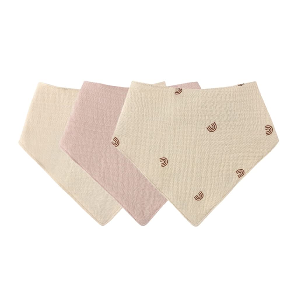 Mousseline Baby Slabbetjes 6-Pack Baby kwijl Bandana