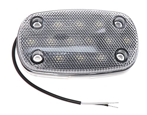 Lámpara LED de cúpula blanca fría 4.5x2.5 pulgadas miniatura 1