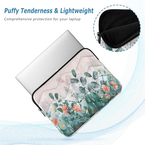 Funda para portátil 13-14 pulgadas impermeable con diseño floral miniatura 5