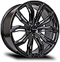 RTX Black Widow Alloy Wheel/Rim Satin Black Size 20x9 Inch Bolt Pattern 5x114.3 Offset 38 Center Bore 73.1 Center Caps included Lug Nuts NOT included (priced individually)
