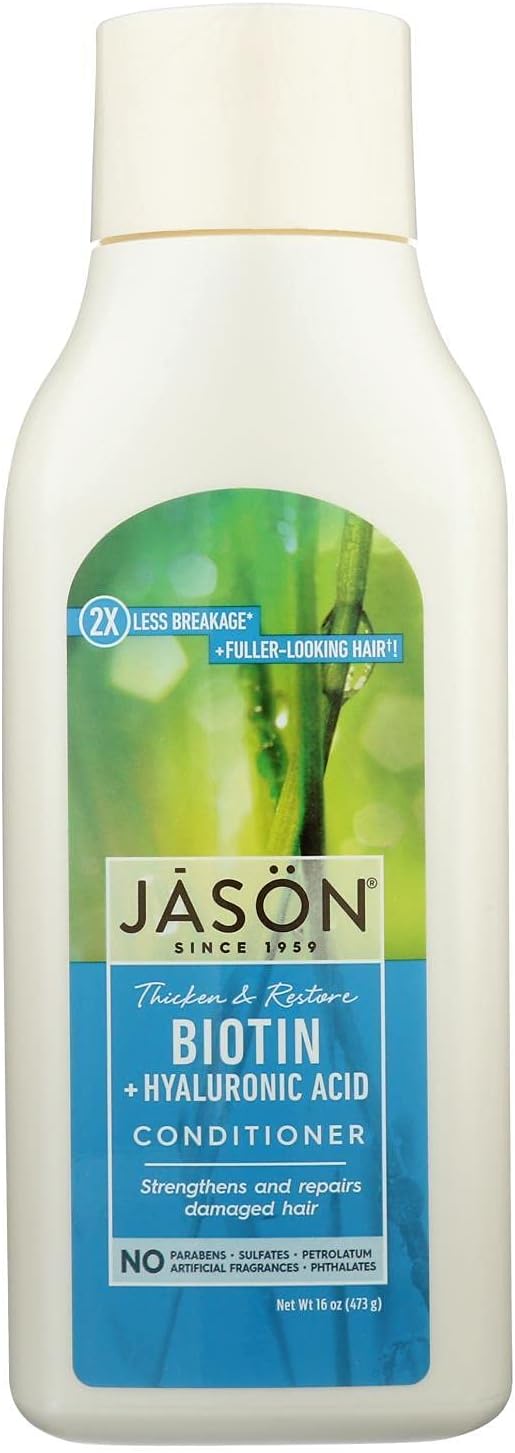 Pack of 1 x Jason Conditioner Natural Restorative Biotin 16 fl oz