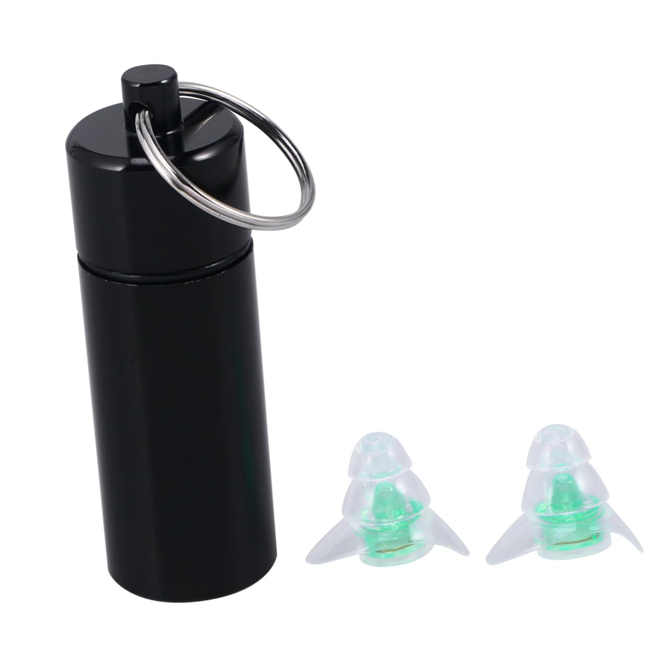 Anneome 2piezas De Reducción De Ruido Cómodos y Reutilizables Para Dormir Trabajar y Estudiar Vienen Botella De Verde