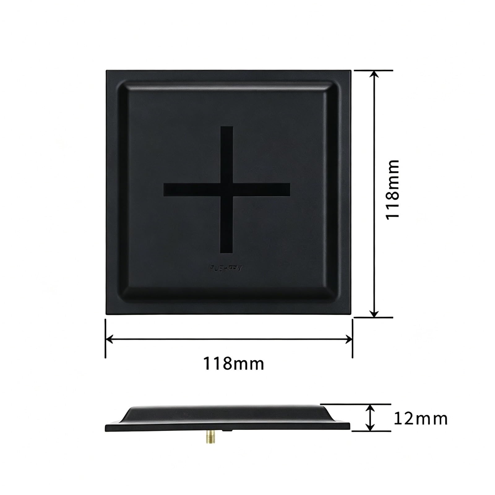 15,5 dBi 5600–6000 MHz RHCP SMA zirkular polarisierter Signalverstärker, kompatibel mit RUSHFPV 5,8 G Range Plus 4X Richtungs-Patch-Antenne RC FPV-Drohne