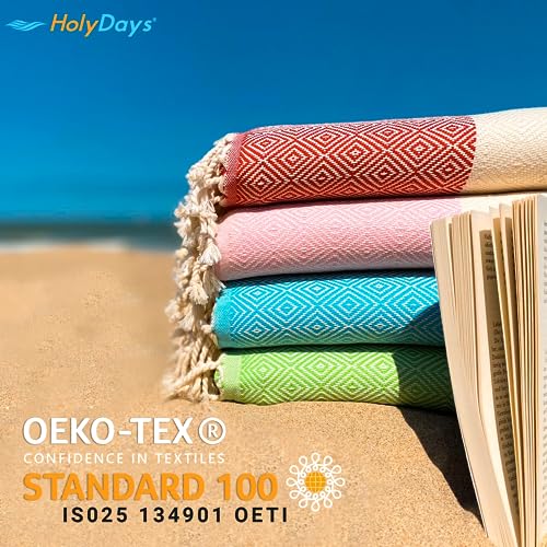 HolyDays® Telo Mare Grande Cotone 100x180, Fouta