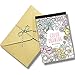 Stress Relieving Adult Coloring Books Color Therapy Stationery Cards Set, All Different 32 Coloring Postcards Including 10 Brown Kraft Envelopes Set, Greeting Note Cards and Envelopes Kit