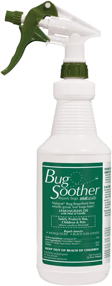 Spray 32 oz. Natural Insect Gnat and Mosquito Repellent & Deterrent with.