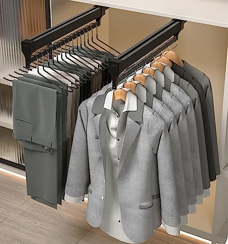 Tige de cintre amovible pour dressing et dressing d'angle ordonné - 4
