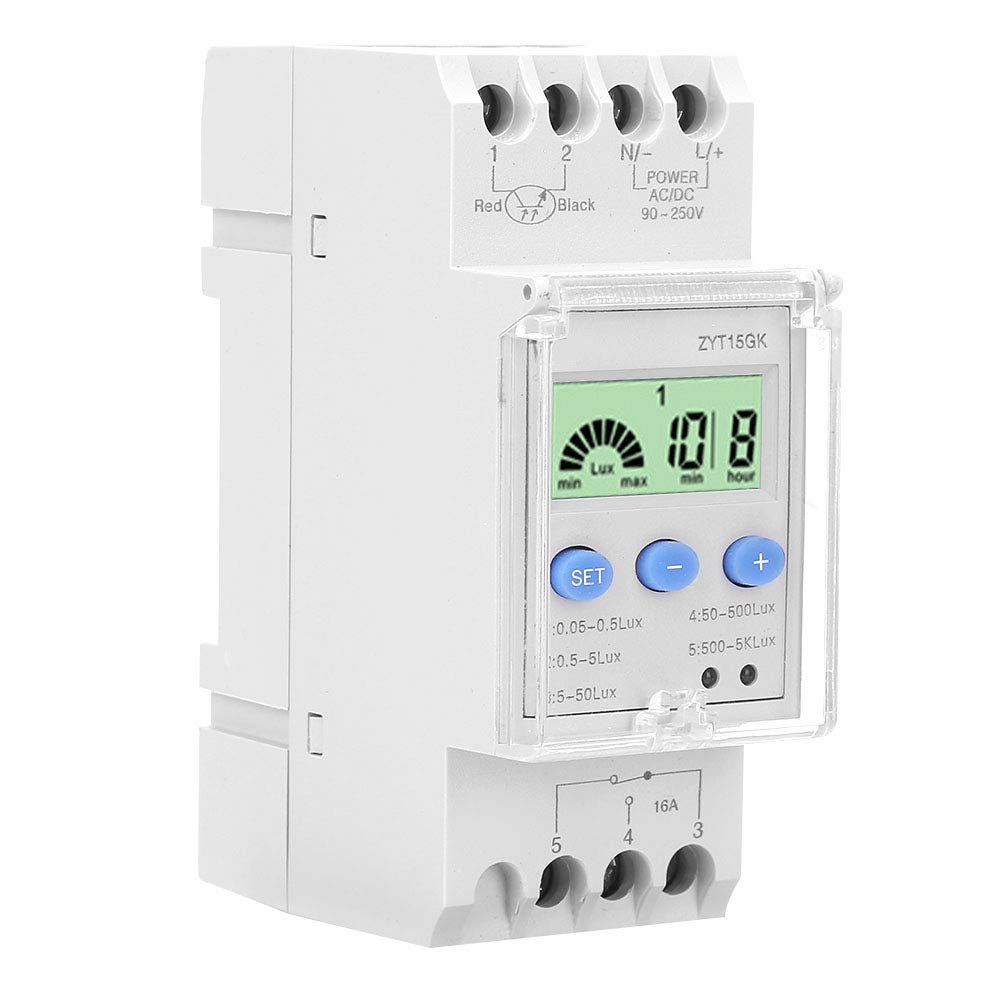 Digital Time Relay, Time Photo Control Switch Intelligent Light Control Light Control Induction, for Rice Cookers-image-10