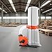 VEVOR Dust Collector, 1100 CFM 2.5 Micron Vortex Cone Dust Collectors, 1.5HP Sawdust Collection System with 35-Gallon Dusts Collector Bag & 42-Gallon Filter Bag, 3400 RPM High Speed, for Woodworking