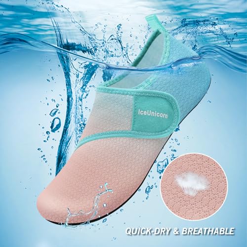 Image of IceUnicorn Water Shoes Men Women Beach Swim Aqua Barefoot Socks Pool Quick Dry Yoga