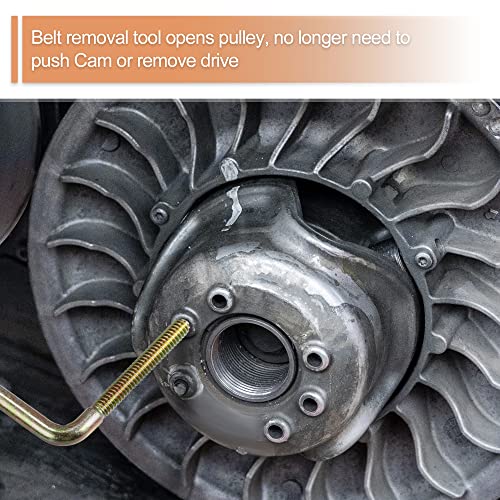 Image of X AUTOHAUX 3 Pcs Clutch Drive Belt Removal Tool for Polaris RZR RZR 4XP Turbo RS1 for Polaris for Ranger Crew XP 1000 Belt Change Tools 2875911