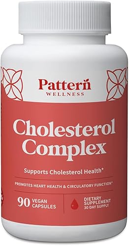 Pattern Wellness Suplemento de complejo de colesterol - Fórmula de equilibrio totalmente natural - Aumenta el bienestar general - Probado en Pattern Wellness Suplemento de complejo de colesterol - Fórmula de equilibrio totalmente natural - Aumenta el bienestar general - Probado en
