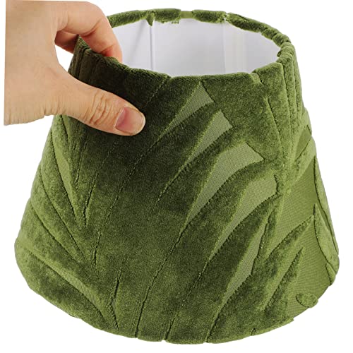 Image of Uonlytech Green Lamp Shades Vintage Decor Lamp Shade Lamp Shades for Table Lamps Metal Green Desk Lamp Accessories Retro Decor Lampshade