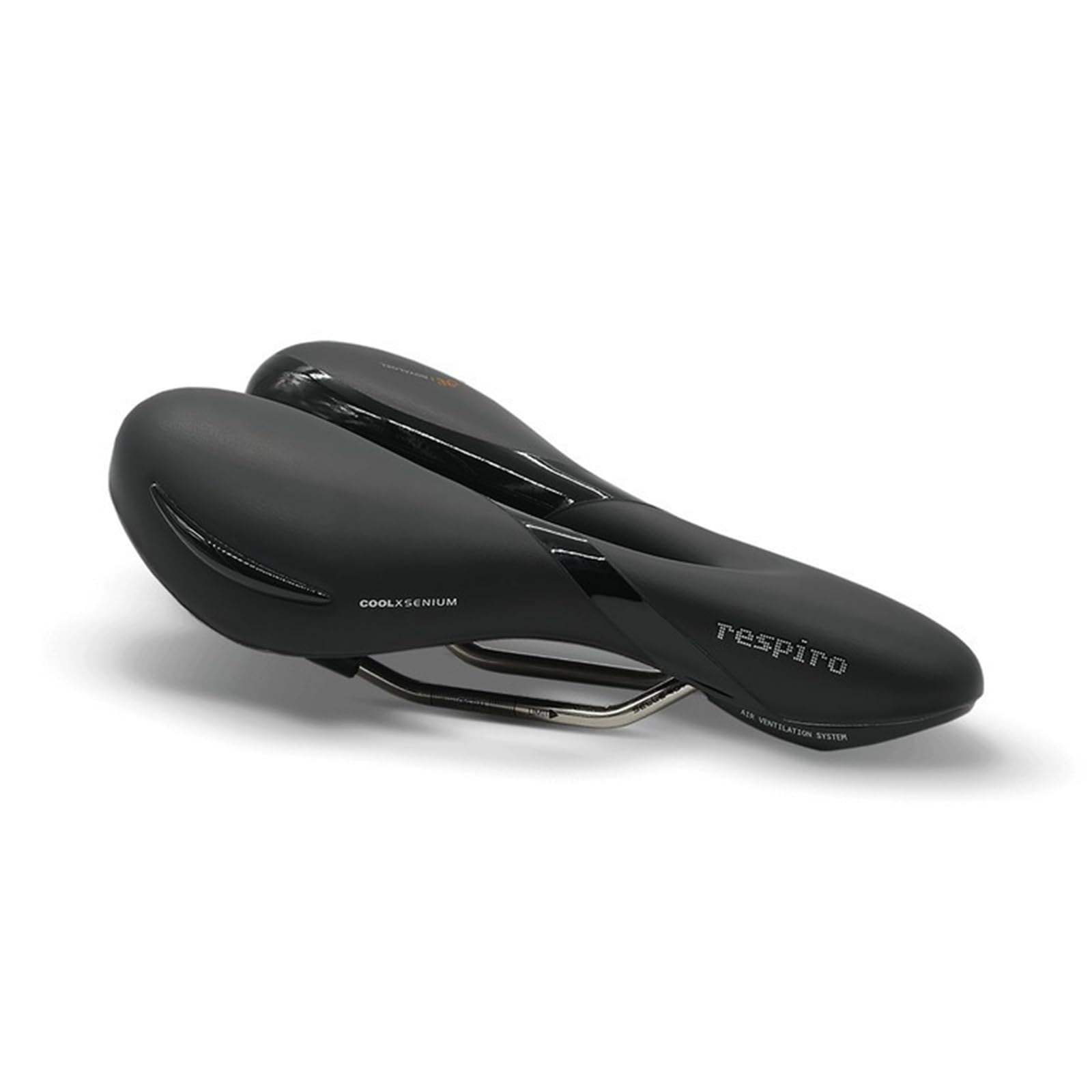 Selle Royal Selle de vélo Respiro Moderate Stracciatella - Unisexe - Noir - 277 x 182 mm