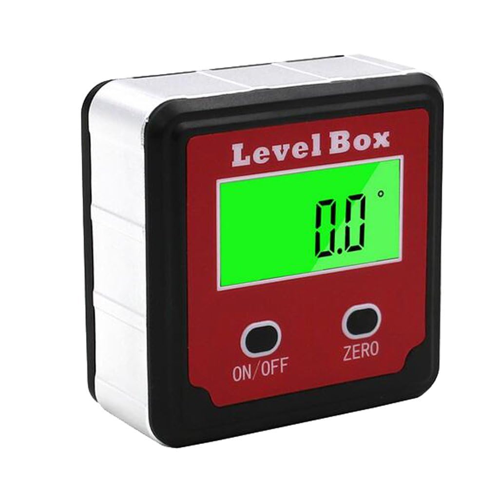 Real Instruments Digital Protractor, Magnetic Level Box Angle Measuring Gauge Inclinometer Compact Angle Finder Portable Angular Measurer Digital Meter (DC125) - Image 7 thumbnail