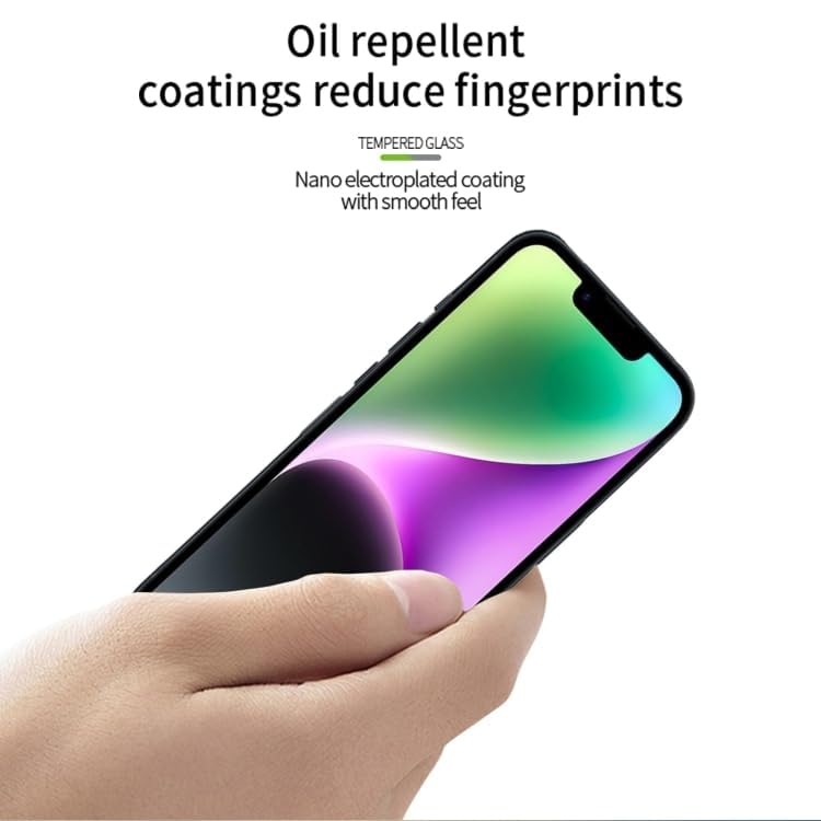 Image of Tempered Glass Screen Protector Compatible for iPhone with Edge to Edge Coverage - Case Friendly, Anti-scratch (1, iPhone 14)