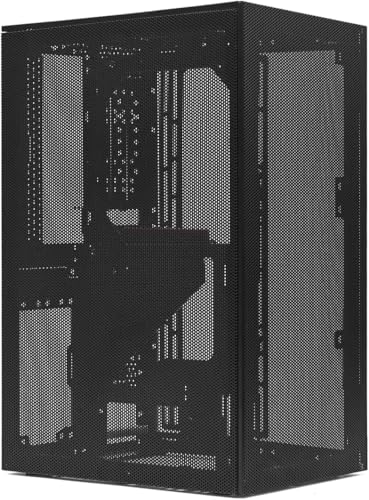 Gabinete para PC SSUPD Meshroom S V2 Mini-ITX (SFF) con cable riser PCIe 5.0 x16 de 200 mm miniatura 2