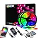 Ubanner Kit cintura luminosa a LED RGB 24V non impermeabile 20M, controller di connessione APP mobile WLAN, connessione di supporto con Alexa, incluso alimentatore 24V…