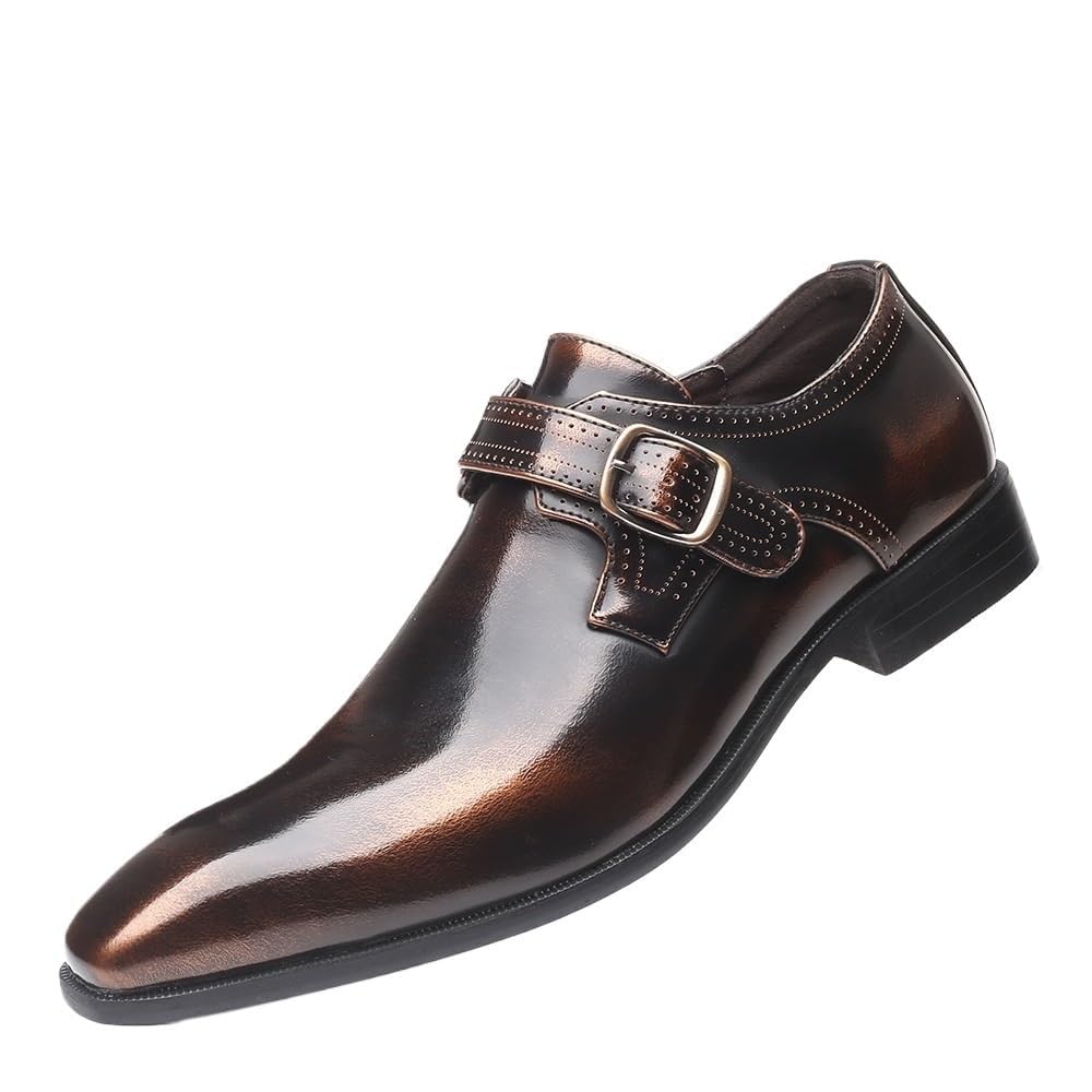 Mens Lightweight Dress Shoes Wedding Formal Modern Business Oxford Pointed Toe Non-Slip Softsole Oxford Shoes