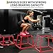 MegaChoice Plyometric Jump Box Set, 12/18/24Inch Heavy Duty Steel Plyo Box, Anti-Slip Jump Trainers Perfect for Home Gym Training