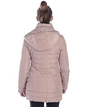 Armani Jeans ピンクベージュ ダウンジャケット 38 ARMANI JEANS AJ - Woman Jacket B5K21 Pink 38 at Amazon