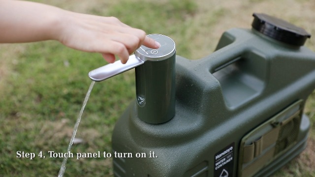Hanaoyo Cantimplora Portátil de 5 Galones con Bomba de Control Táctil, Libre de BPA miniatura 7